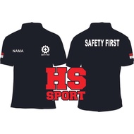 SAFETY FIRST POLOSHIRT - Safety FirstPOLO FREE NAME - SAFETY FIRST