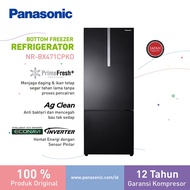 Panasonic NR-BX471CPKD Kulkas 2 Pintu Inverter + Prime Fresh - Black