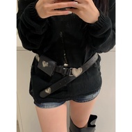 LimeLight Heart With Small Bag Detachable Belt Female Y2K Boys Y2K BEL-072 Belt Men Belt Woman Y2K B