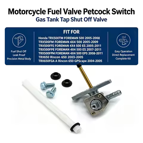 For TRX500FE TRX500FM TRX500FPE TRX500FPM FOREMAN 4X4 500 EPS ES TRX650 Rincon 650 Gas Fuel Petcock 