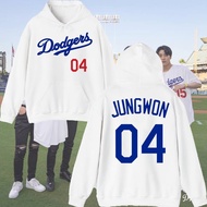Ready Stock Kpop Enhypen Dodgers Sweatershirt Heseung Jungwon Jay Jake Sunghoon Sunoo Ni-Ki Hoodie C