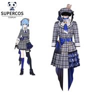 Hololive VTuber Suisei Hoshimachi Cosplay Dress Stage Dance Costume Party Events Outfit