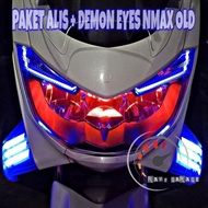 COD PAKET LENGKAP ALIS DEMON DEVIL EYES NMAX OLD SUPER TERANG GRADE A