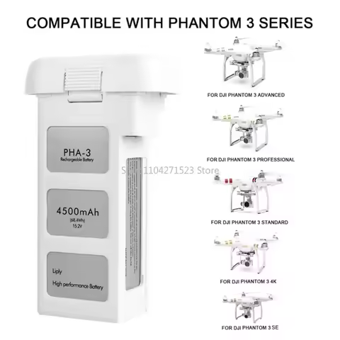 4500mAh Battery for DJI Phantom 3 Pro Phantom3 Series Intelligent Flight Batteries Replacement Drone