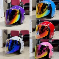 SGV 3 BUTTON VISOR ORIGINAL (TAJAM) FV23 FV 23 22 CERMIN VISOR HELMET SGV MHR 3 BUTTON VISOR VISOR H