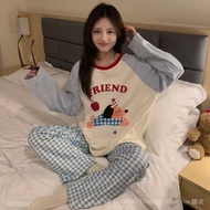 baju tidur musim sejuk - Velvet Autumn Winter Sleepwear, Cartoon-Inspired Cute Korean Style, Thick &