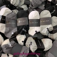 Fashionable Short Neck Zara Socks - High-Quality Men'S And Women'S Socks Basic Color 100% Cotton Imported Genuine