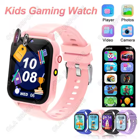 New Smartwatch For Kids HD Camera Flashlight Study Partners Multi Games Calculator Children's Day Bi