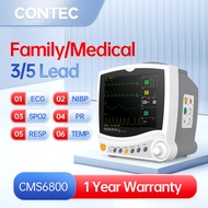 CONTEC CMS6800 8 "TFT Vital Signs จอภาพผู้ป่วย ECG NIBP SPO2 PR RESP TEMP