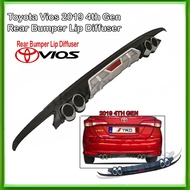 Toyota Vios 2019 4th Gen Rear Bumper Lip Diffuser 8p_