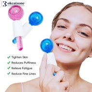 OKCATZONE 1/2 PCS Ice Face Roller Ball Set Cryotherapy Facial Ice Globes Skin Tightening & Puffiness