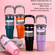 Tumbler Handle 2in1 Stainless Steel Vacuum Insulated Drinking Bottle 890ml 900ml Multicolor