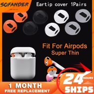 Airpods i7s i9s Anti-Slip Silicone Earphone Silicone Soft Earplugs Cover Airpods 1 Pair Eartips Prot