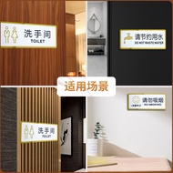 Daily New Arrival/Acrylic Double-Layer House Sign Toilet Office Department Sign Men Women Bathroom N
