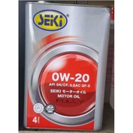 SEIKI 0W-20 FULLY SYNTHETIC MOTOR OIL 4L