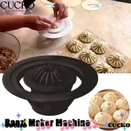 BACKSTR Dumpling Bao Buns Mould, DIY Flower Type Baozi Making Mould, Homemade ABS Baozi Maker