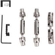 3Pcs Metal Drive Shaft CVD for  B16 B36  Q60 Q63 Q64 MN77 FY004 6WD 6X6 1/16 RC Car Upgrade Parts