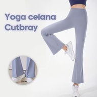 Elastic Highwaist Yoga Flare Leggings