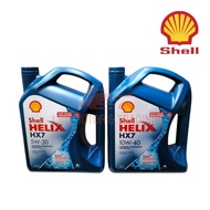 Semi Synthetic Engine Oil 4L Shell Helix HX7 5W-30 / HX7 10W-40