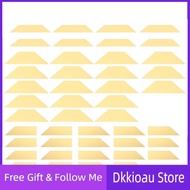 Dkkioau Wall Stickers  Modern DIY Acrylic Mirror Sticker Self Adhesive Decals for Home Living Room 40x40cm / 15.7x15.7in