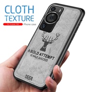 For Huawei P60 Pro Huawei P60 Silicone Soft Antler Fabric Phone Textrue Case Cover For Huawei P60 Pr