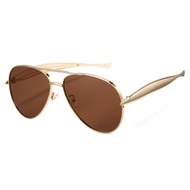 Cyxus Aviator Sunglasses Retro Fashion Metal Frame UV400 Protection Polarized Lenses Unisex All-Day 