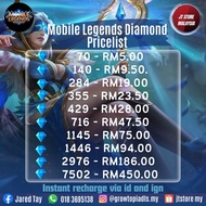 Joki Mobile legends MLBB Murah Malaysia/ML Boost/Push Ranked/Winrate/ ML Game/Rank A
