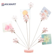 AN.MART 8-Branch Family Tree Picture Frame Holder,Photo Tree Holder Clip,Card Photo Clips Holder Des