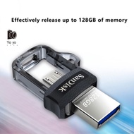 🔥Ready stock🔥SanDisk OTG Dual drive Pendrive Pen Drive Flash Drive Micro USBFor Android (512G256GB/1