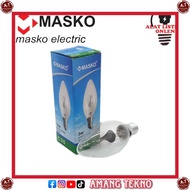Fire BULB LIGHT / FIRE LIGHT e12 E14 E27 3 WATT CLEAR MASKO - e12