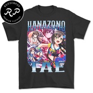 Hanazono Tae Bang Dream Poppin Party Anime T-Shirt Anime T-Shirt Standard T-Shirt Distro