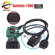 Galletto 1260 ECU Chip Tuning Tool EOBD/OBD2/OBDII Flasher Galletto 1260 ECU Flasher with FTDI FT232