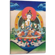 Tibetan Buddhist Mural-Vajrasattva Canvas Thangka Art Poster Picture Living Room Bedroom Decoration 