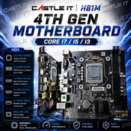 Castle IT H81M LGA1150 4th Gen mATX Motherboard Bundle Core i7 i5 i3