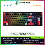 Fantech ATOM PRO97 MK918 95% Wireless Mechanical Gaming Keyboard - Black (Blue Switch)
