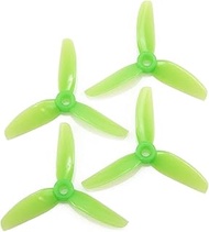 Wivplex 2Pairs DP3X4X3 3-blade 3Inch Poly Carbonate POPO CW CCW Propeller RC Racing Drone Spare Part