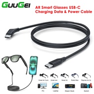 Guugei AR Glasses USB-C Charging Data & Power Supply Cable For RayNeo/Xreal/Rokid/Viture AR Smart Gl