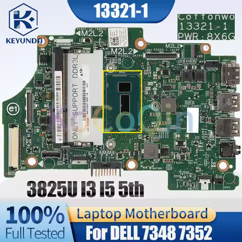 For Dell Inspiron 13-7000 7347 7348 Notebook Mainboard 13321-1 I3-5010U I5-5200U 0N4PWT 0NDV1M 07166