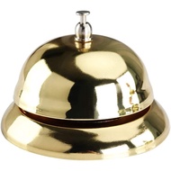 TOYANDONA 1pcs Gold Call Bell, 3.35 Inch Service Bell for Calling Customer Service, Desk Bell, Resta