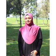 TUDUNG SUKAN COTTON REFA SIZE (L)