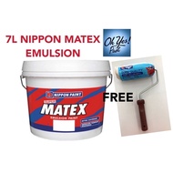 7 LITER NIPPON SUPER MATEX EMULSION 9102 (WHITE)