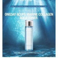 FREE SHIPPING🌟KLAVUU Blue Pearlsation One Day 8 Cups Marine Collagen Aqua Toner 140ml