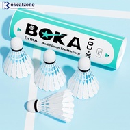 OKCATZONE 3/6/12PCS Simulation Badminton Foam Ball Head Windproof And Durable Nylon Ball Badminton T