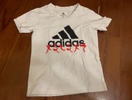 Adidas 童裝樂高聯名短袖T恤（二手/尺寸116公分）