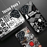 HP Tecno Pova 7 Case - Tecno Pova 7 Glass Softcase - Casing Tecno Pova 7hp - Tecno Pova 7 Silicone -