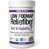 Faktor Semulajadi Organik Rendah FODMAP Reliefiber, Serbuk Serat Pencernaan, Tidak Berperisa, 5.3 Oz