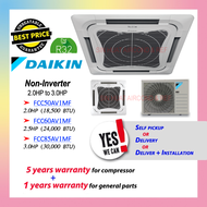 DAIKIN R32 CEILING CASSETTE NON-INVERTER C.C 2HP 2.0HP 2.5HP 3HP 3.0HP FCC50AV1MF FCC60AV1MF FCC85AV1MF FCC50A FCC60A FCC85A