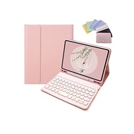7-Color Backlit iPad mini6 Keyboard Case (6th Gen) 8.3 Inch Case Round Key Thin