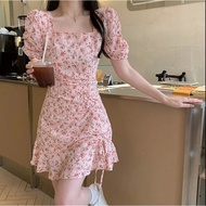 Floral Korean Style Artistic Design Summer Skirt - 2D2G