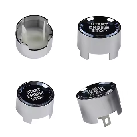 Crystal Start Stop Engine Switch Button Start Stop Engine Switch Button Cover for 1 2 3 4 5 6 Series